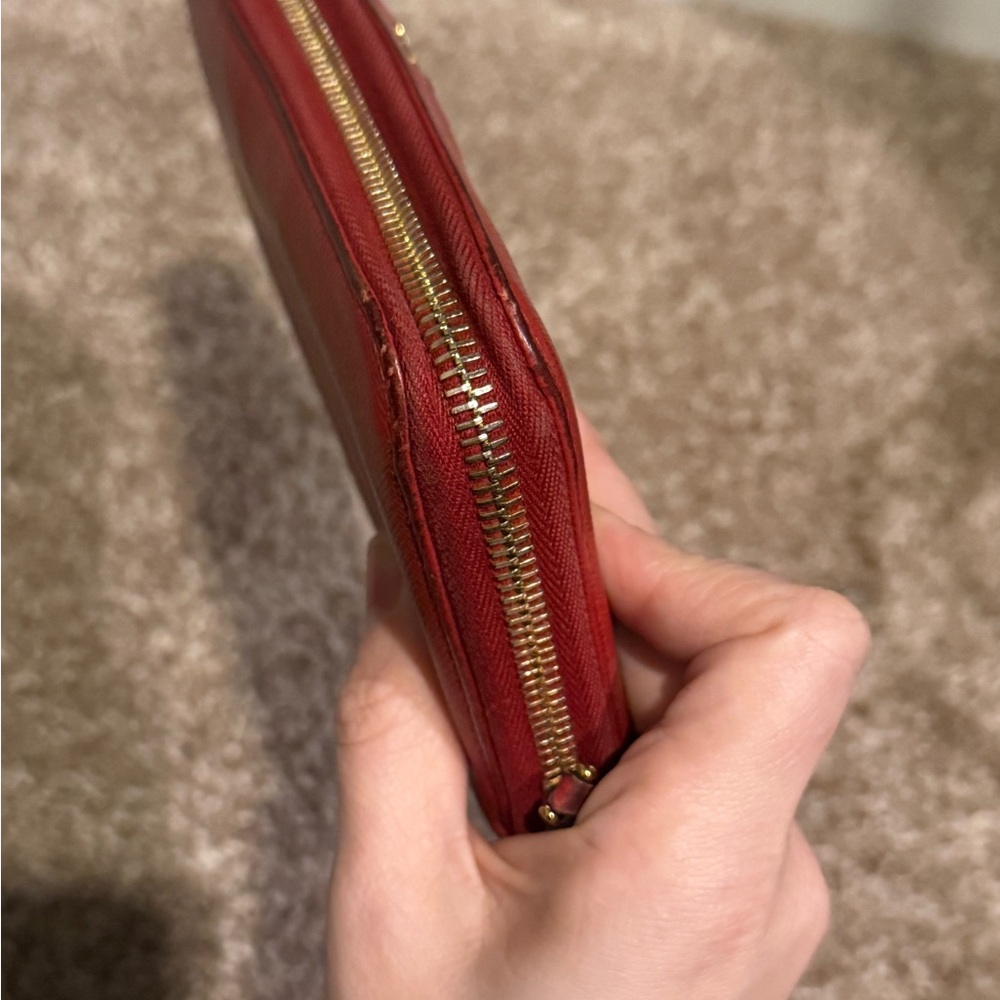 Prada red Saffiano Leather Wallet - Picture 8 of 13